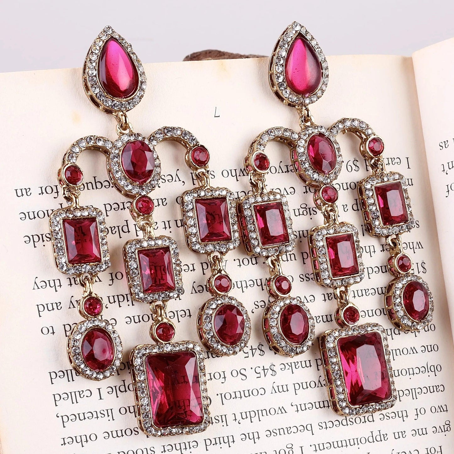 Pink Ankita 2.0 Bollywood Inspired Designer Earring