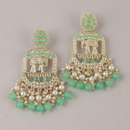 Mint Green Gomti Chandbali