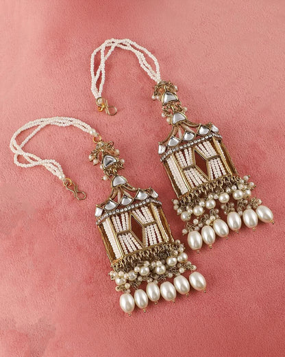 Pearl Agastya Designer Earring with Sahara