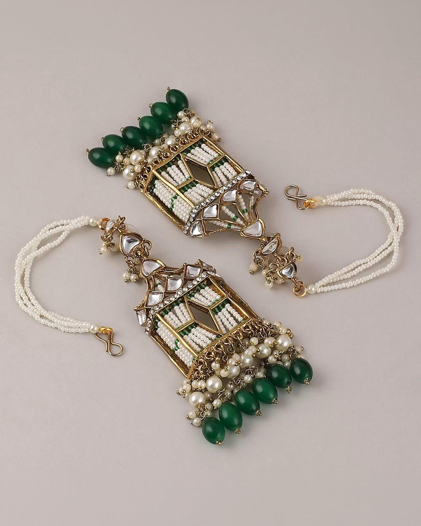 Green Agastya Designer Earring with Sahara