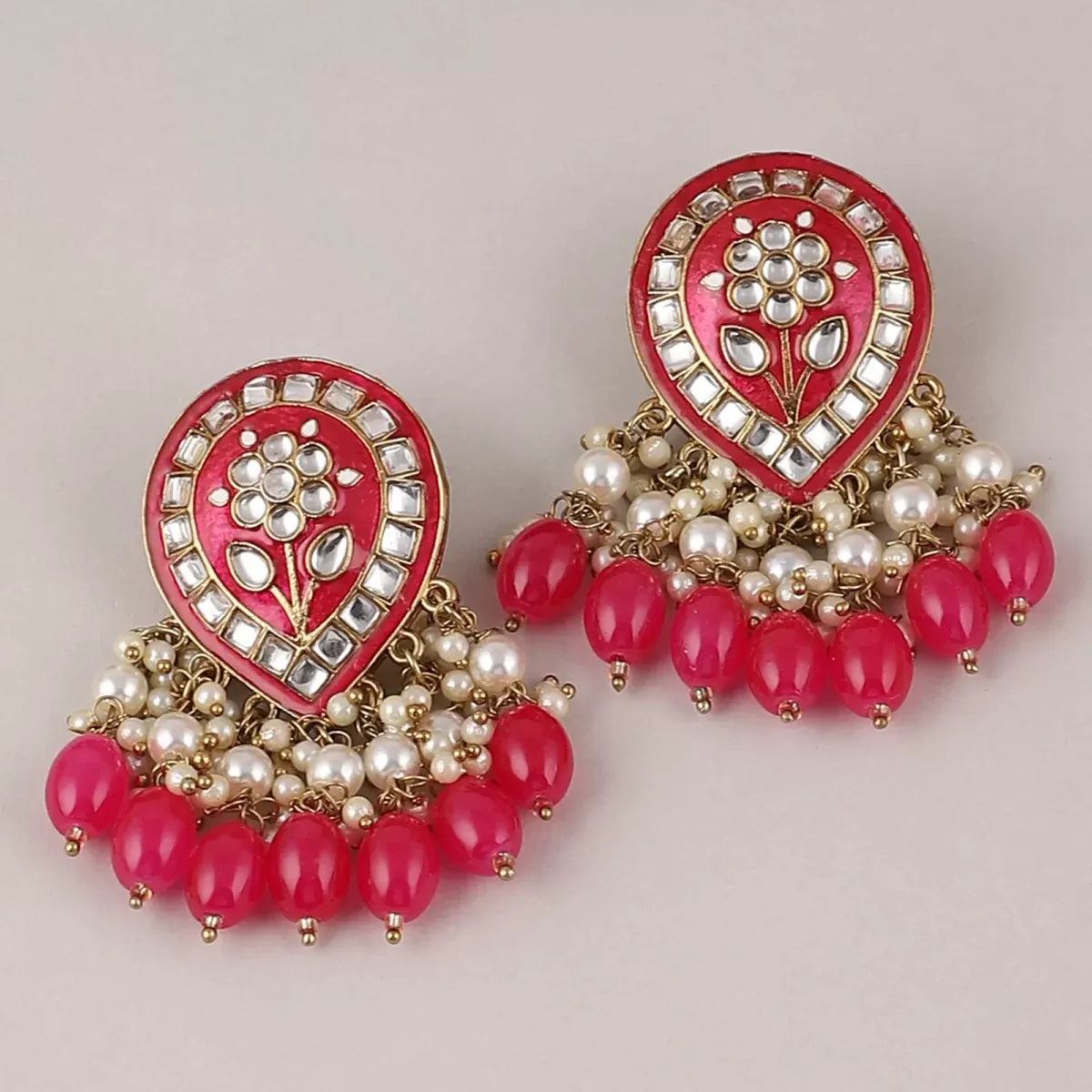 Pink Maitreyi Earring