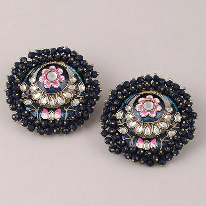 Navy Blue Ashu Meena Stud