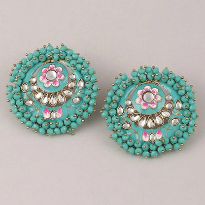 Turquoise Ashu Meena Stud