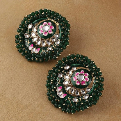 Emerald Green Ashu Meena Stud