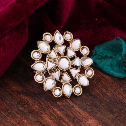 Copper Heer Ethnic Ring