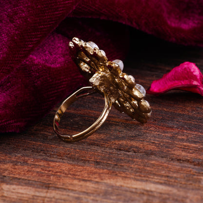 Copper Heer Ethnic Ring