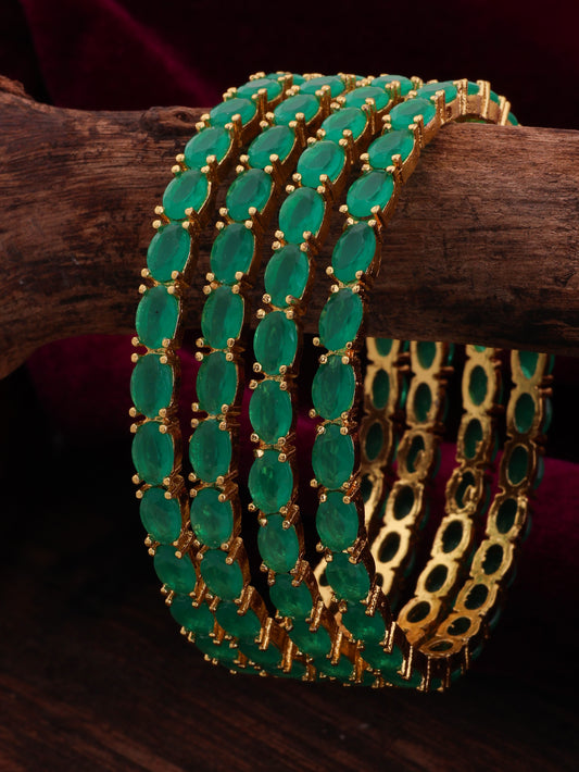 Emerald Sriyam Bangle Set