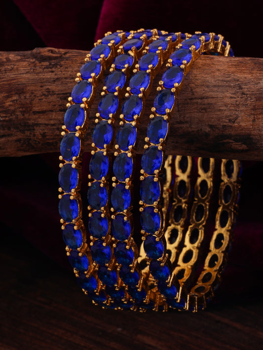 Blue Sriyam Bangle Set
