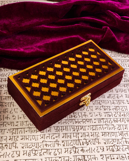 Maroon Premium Shagun Cash Box
