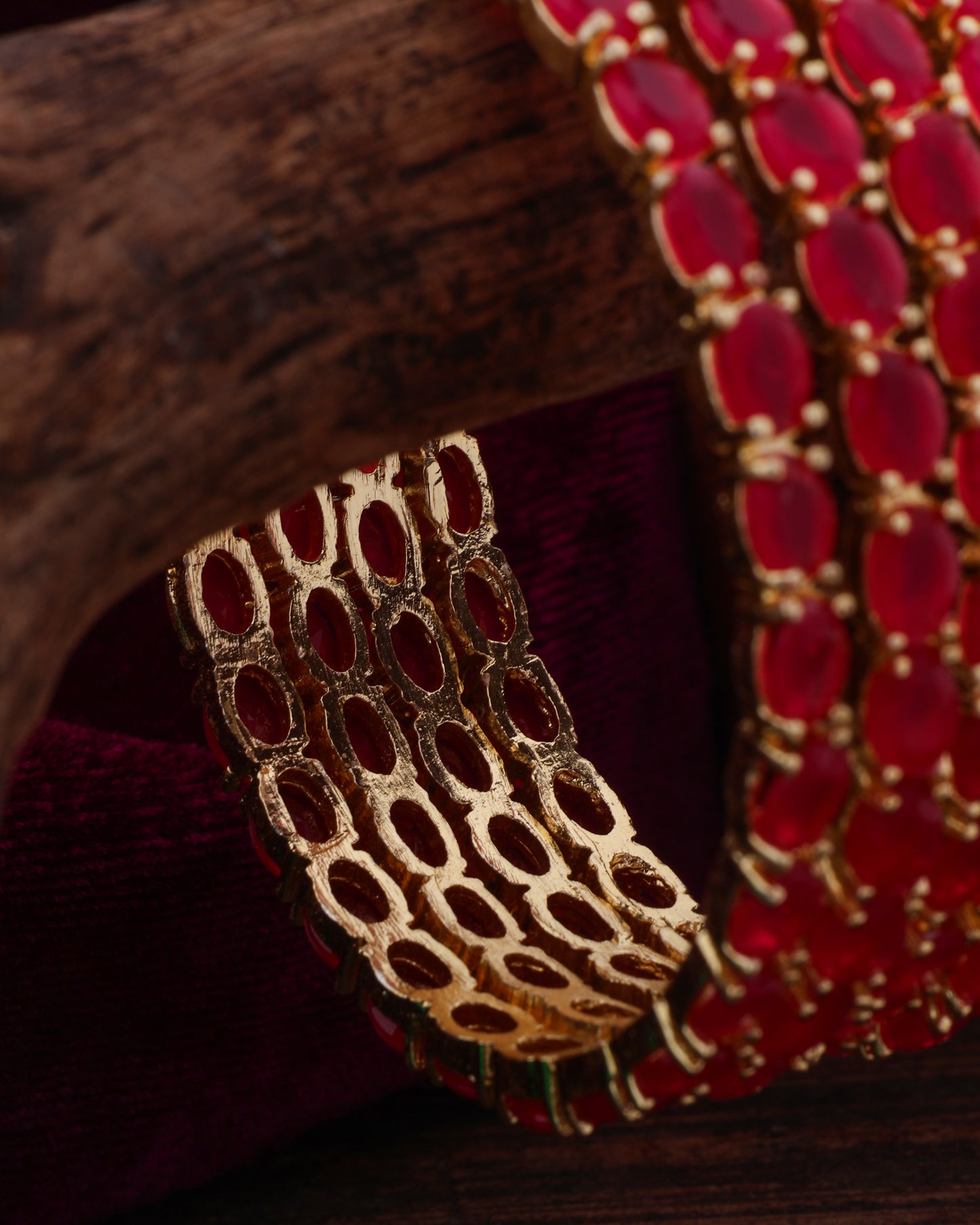 Ruby Sriyam Bangle Set