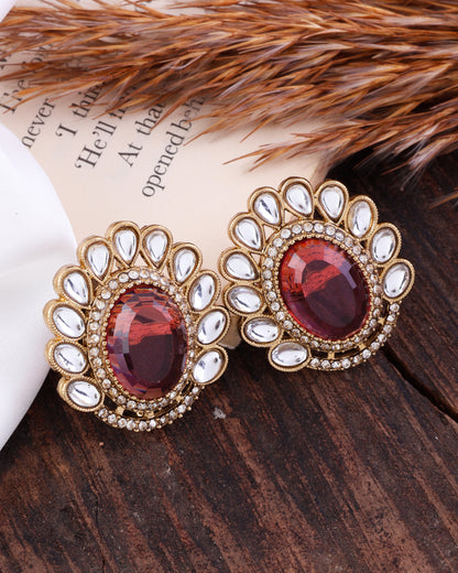 Onion Rupali Premium Stud Earring