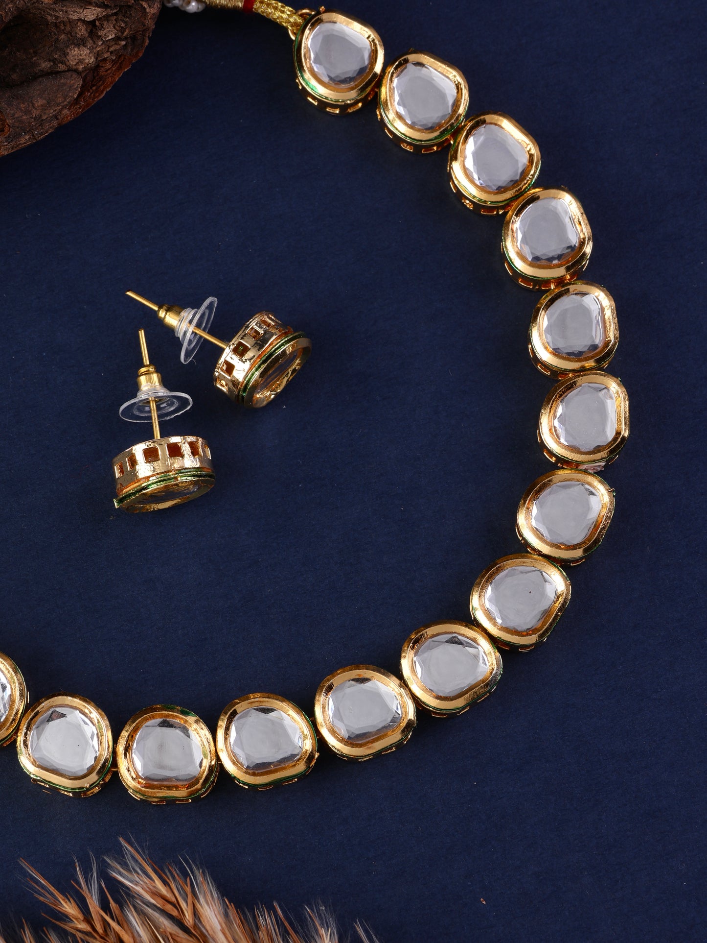 Morika Kundan Choker with Earring