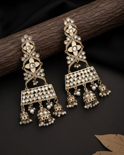Ivory Harmani Premium Designer Statement Earring