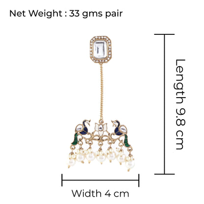 Ivory Rasleen Designer Earring