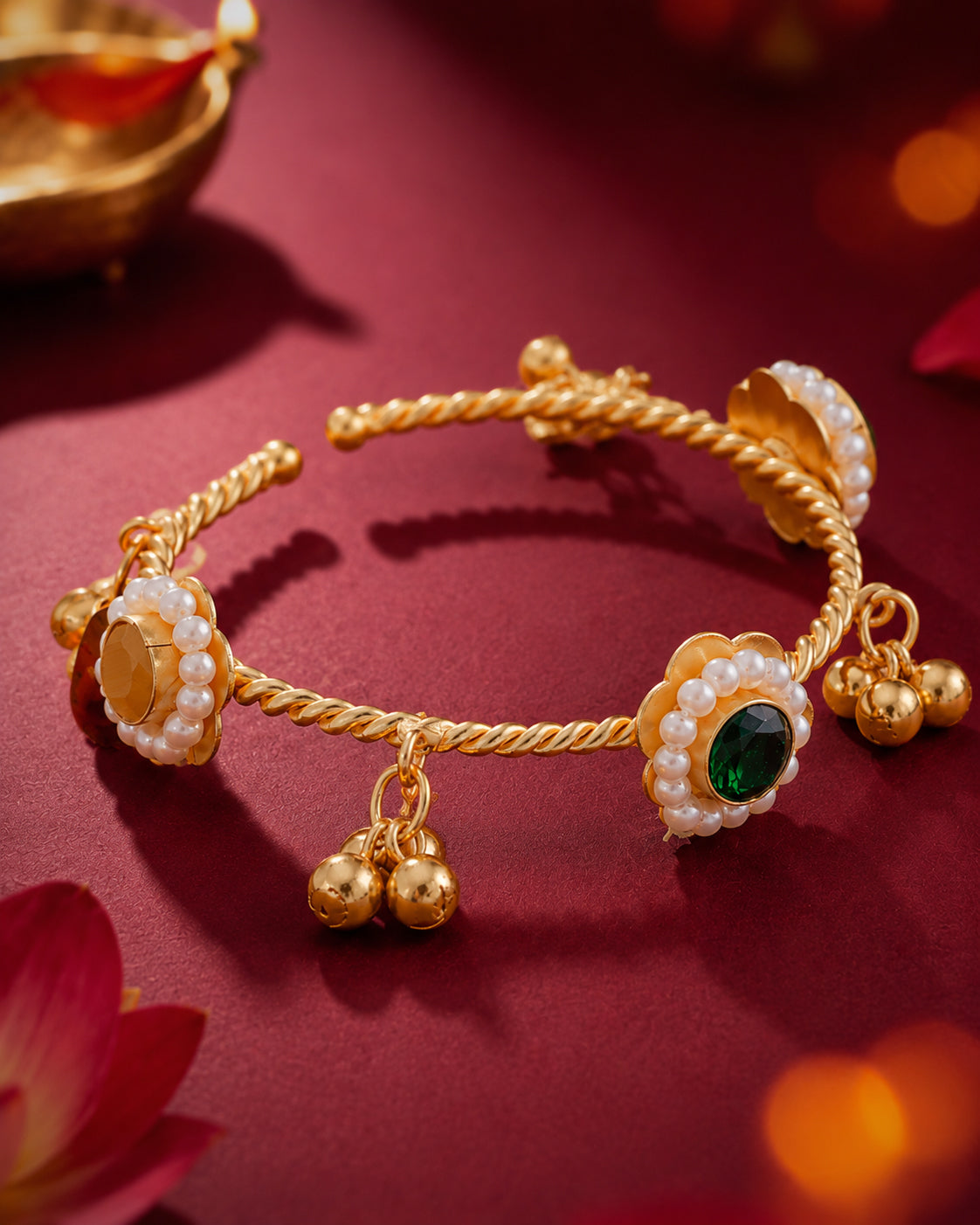 Multi Ehit Ghunghroo Bangle - Openable