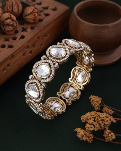 Pratibha Polki Dupe Kada - Openable