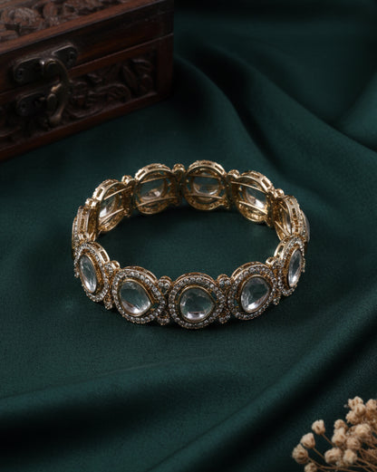 Pratibha Polki Dupe Kada - Openable