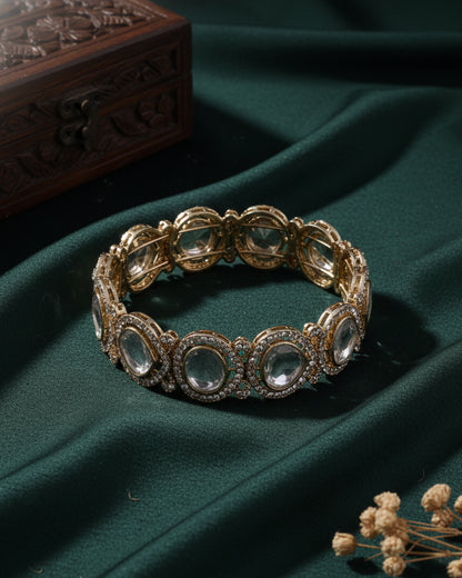 Pratibha Polki Dupe Kada - Openable