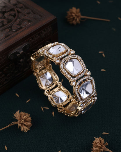 Vrindi Polki Dupe Kada - Openable