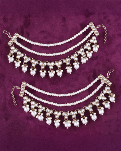 Nita Kundan Kaan Chain Pair