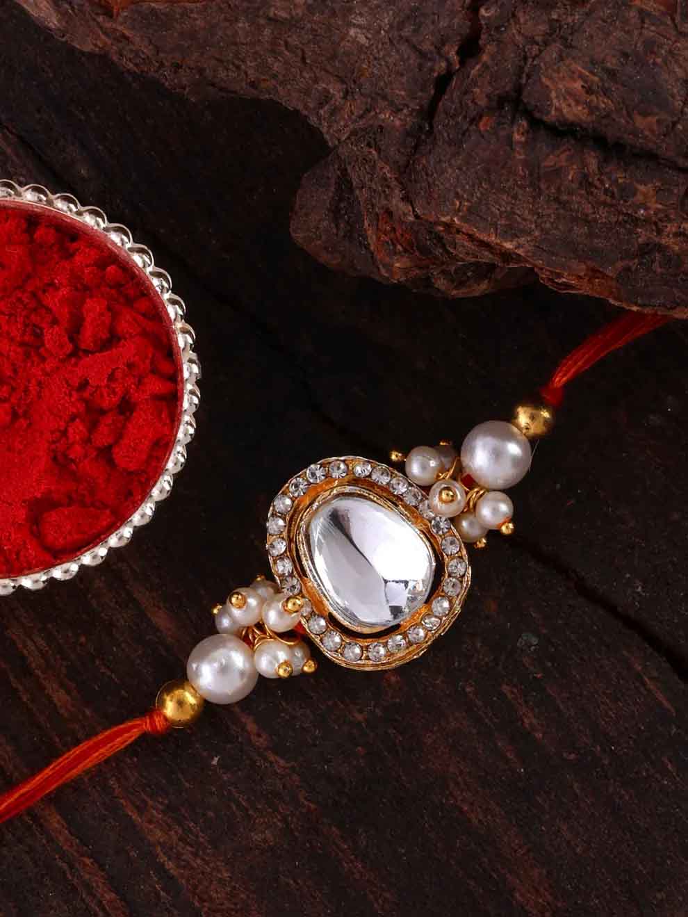 Lakshita Rakhi for Brother | Tilak Set Included