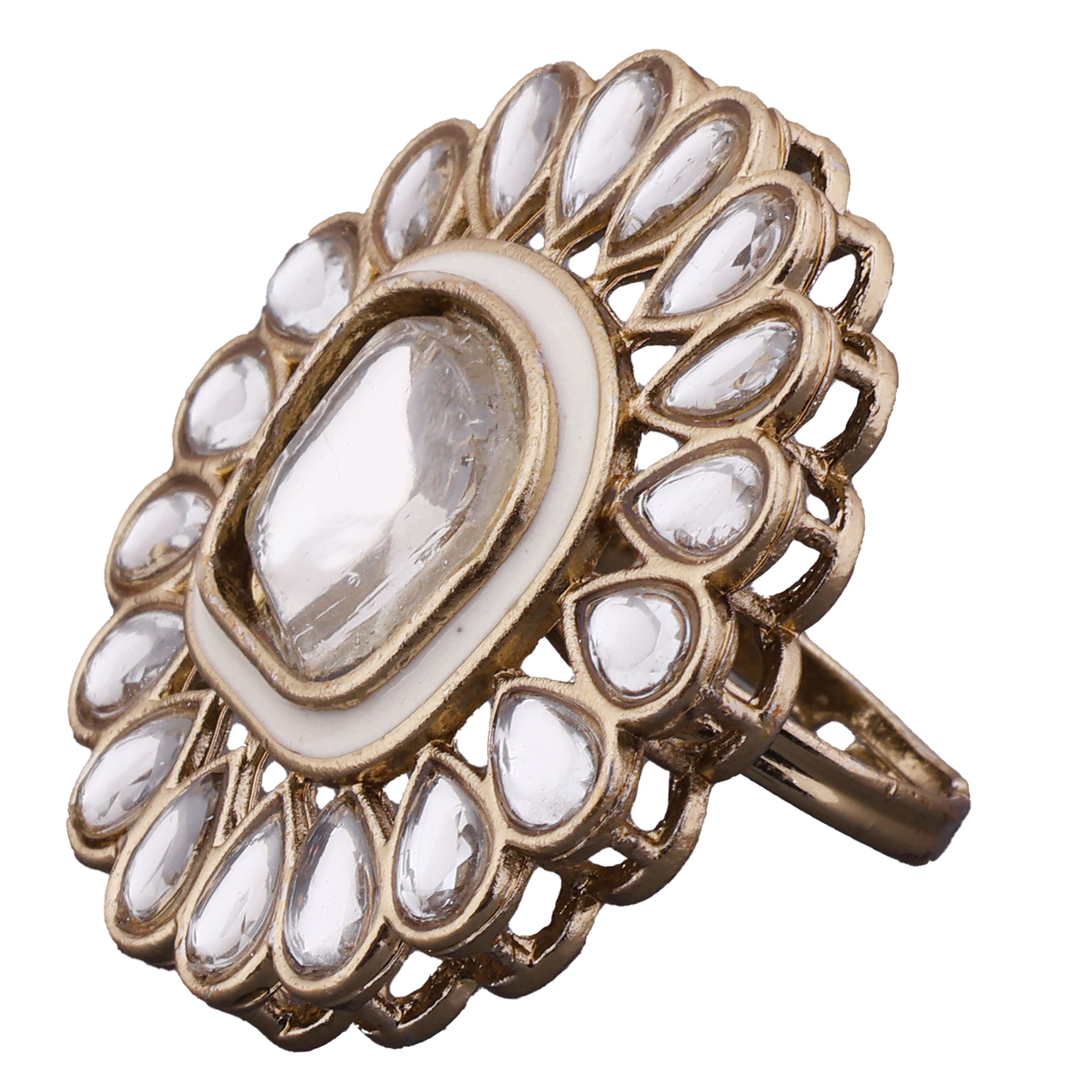 Ivory Lata Ethnic Ring