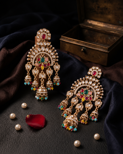 Multi Hina Khan Inspired Bollywood Earring