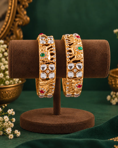Yutisha Rajwada Lookalike Bangle Set
