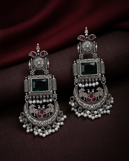 Emerald Mahika Premium Matte Chandbali