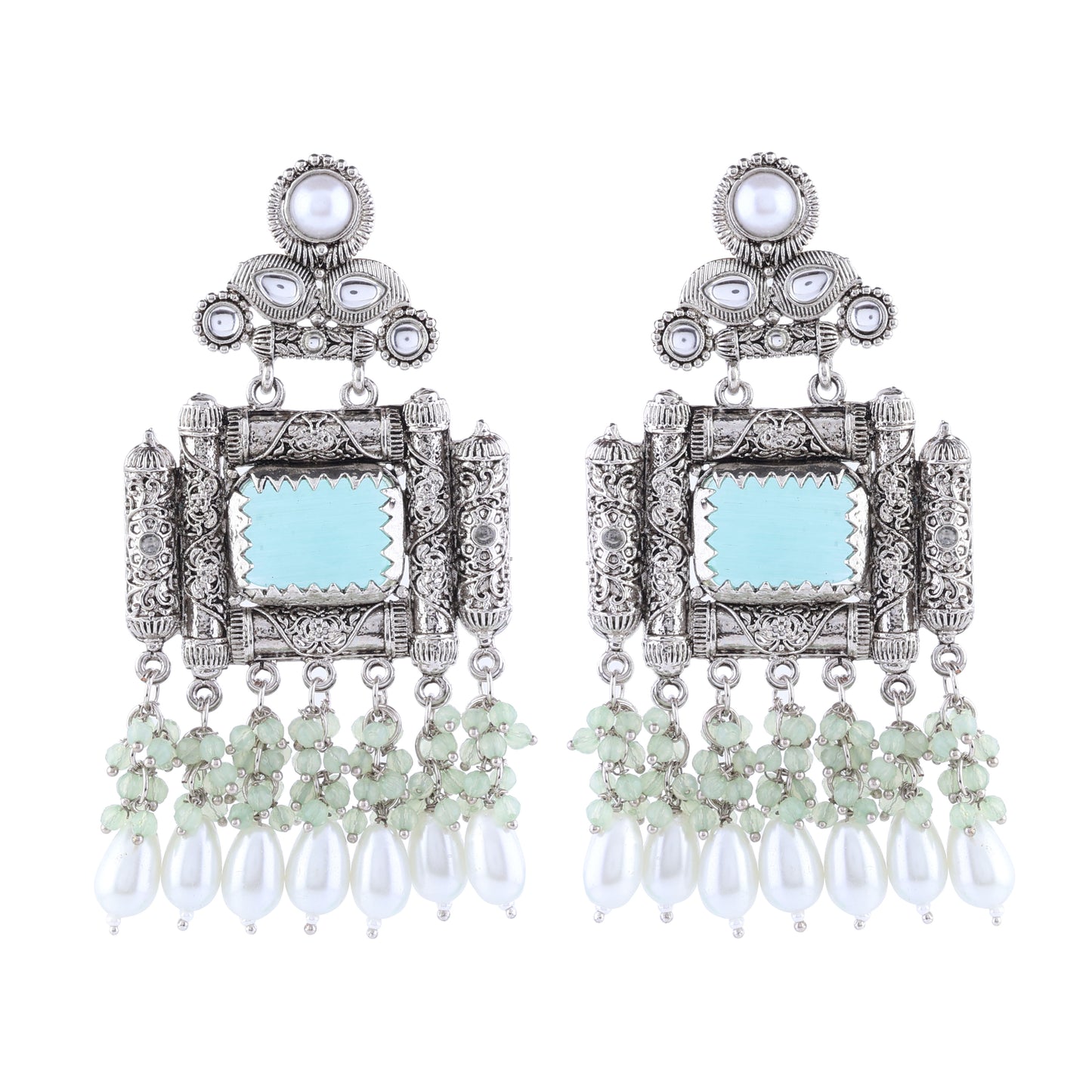 Mint Aadhik Boho Earring