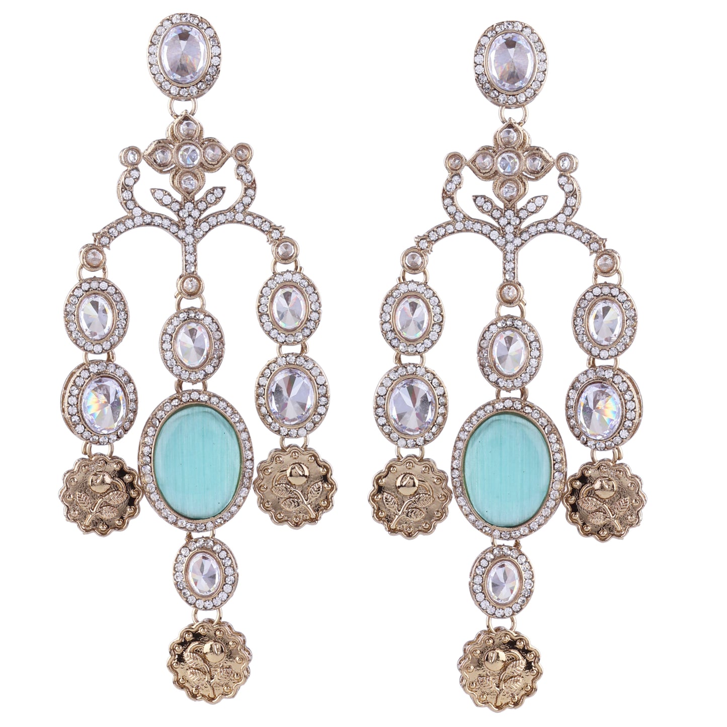 Mint Green Kiara Designer Earring