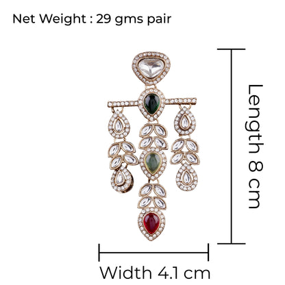Multi Japneet Premium Designer Zircone Earring