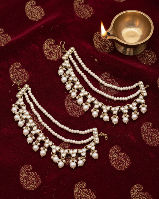 Nita Kundan Kaan Chain Pair