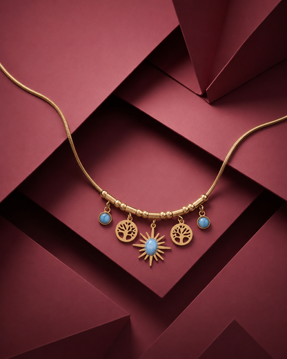 Soleil Voguish Pendant Necklace