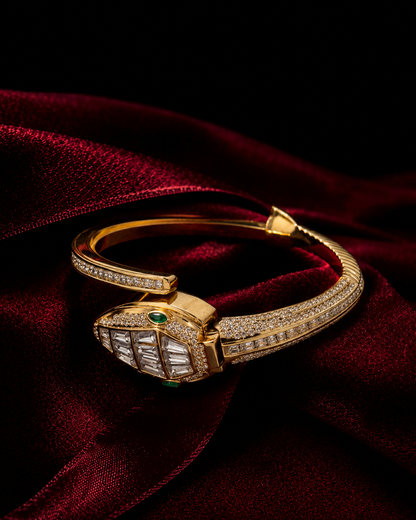 Valencia Serpenti Quartz Wrist Watch - Gold