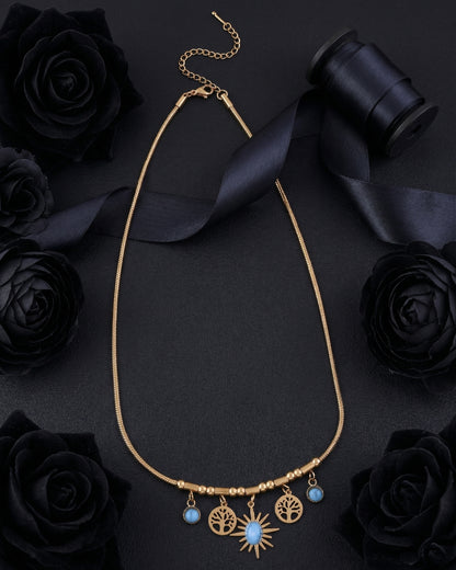 Soleil Voguish Pendant Necklace