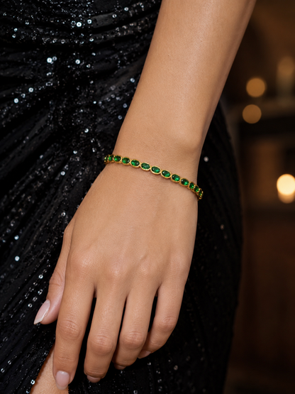 Emerald Santina Voguish Bracelet