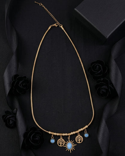 Soleil Voguish Pendant Necklace