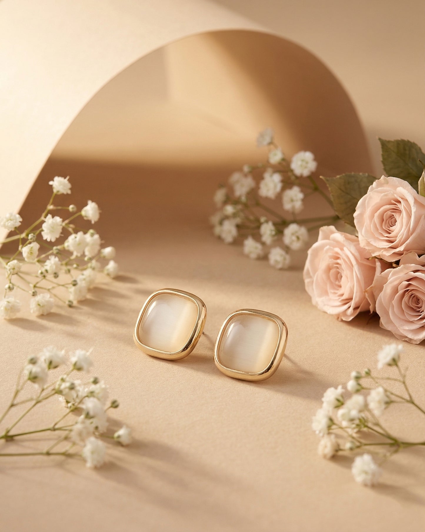 Gold Clarence Voguish Earrings