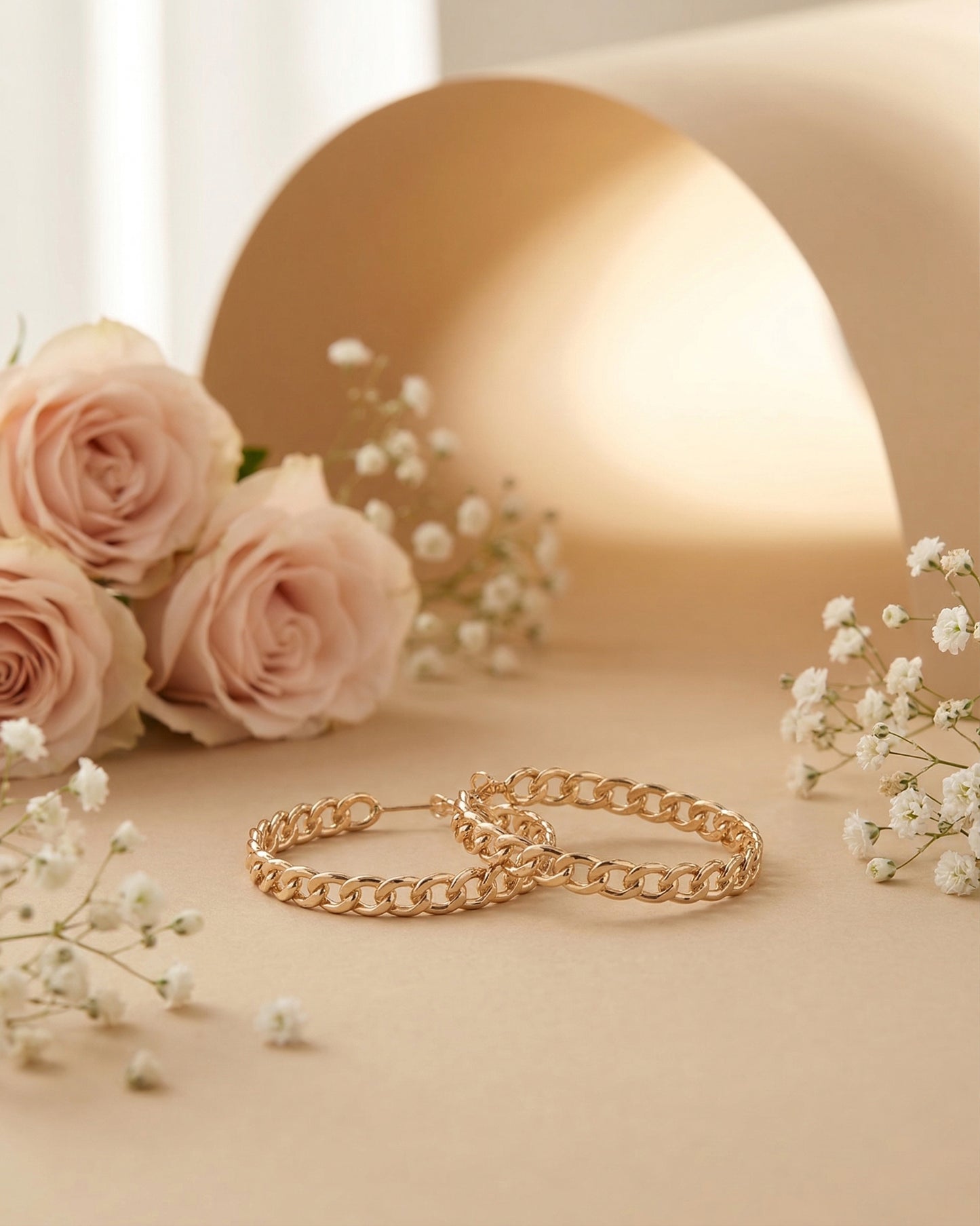 Gold Fallon Hoop Earrings