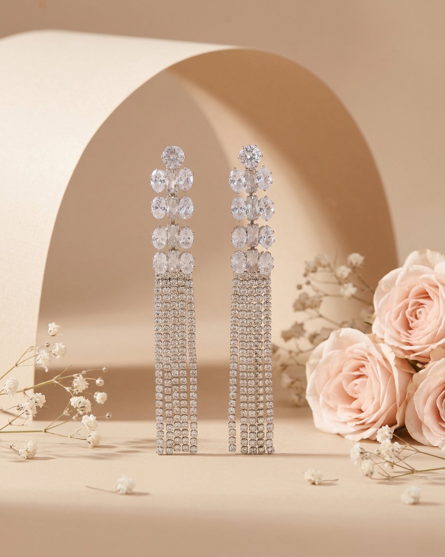 Claude American Diamond Earrings
