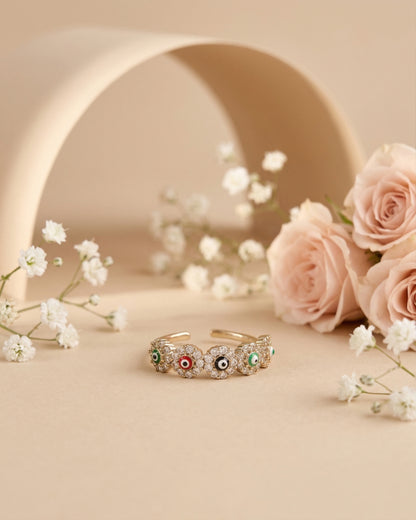Rose Gold Harriet Evil Eye Ring