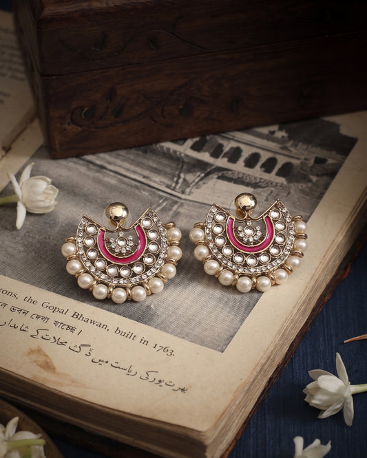 Pink Nida Stud