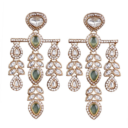 Olive Japneet Premium Designer Zircone Earring