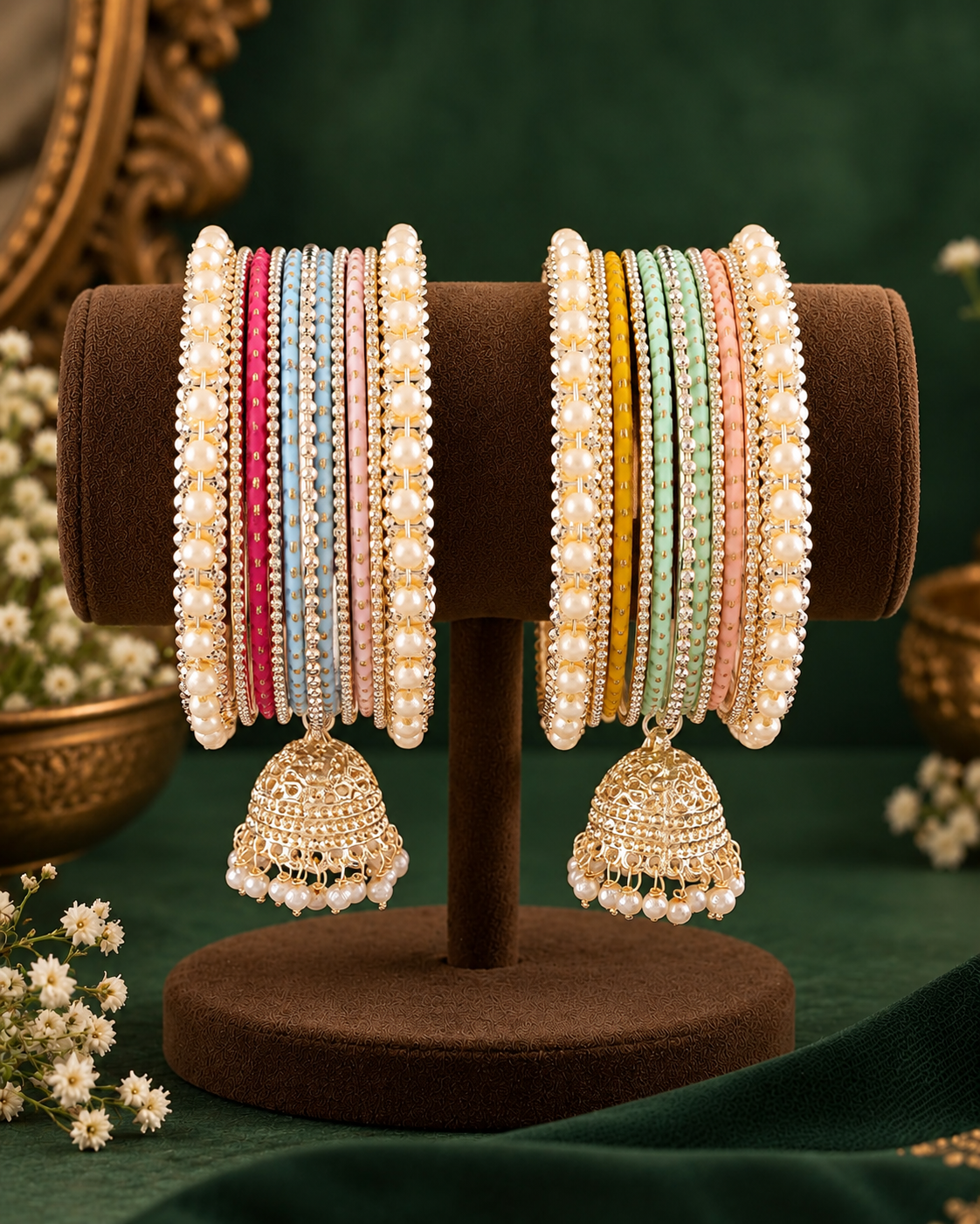 Multi Mishika Bangle Set