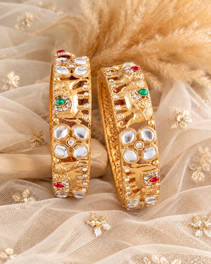Yutisha Rajwada Lookalike Bangle Set