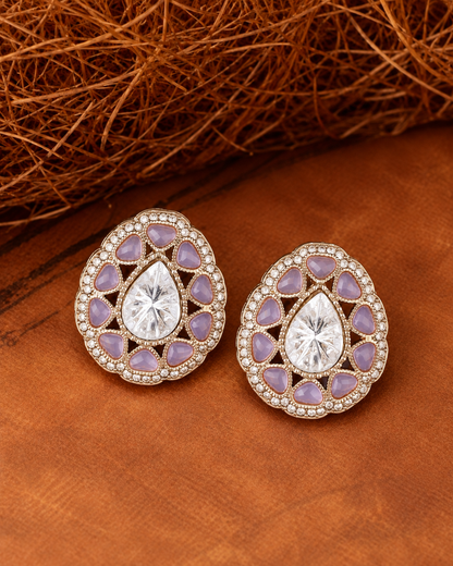 Blush Ibadat Premium Designer Zircone Earring