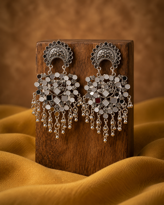 Zarehza Oxidised Earrings