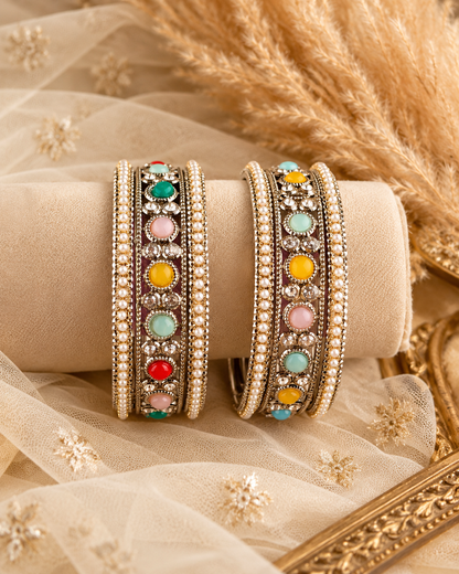 Multi Shubhangi Bangle Set