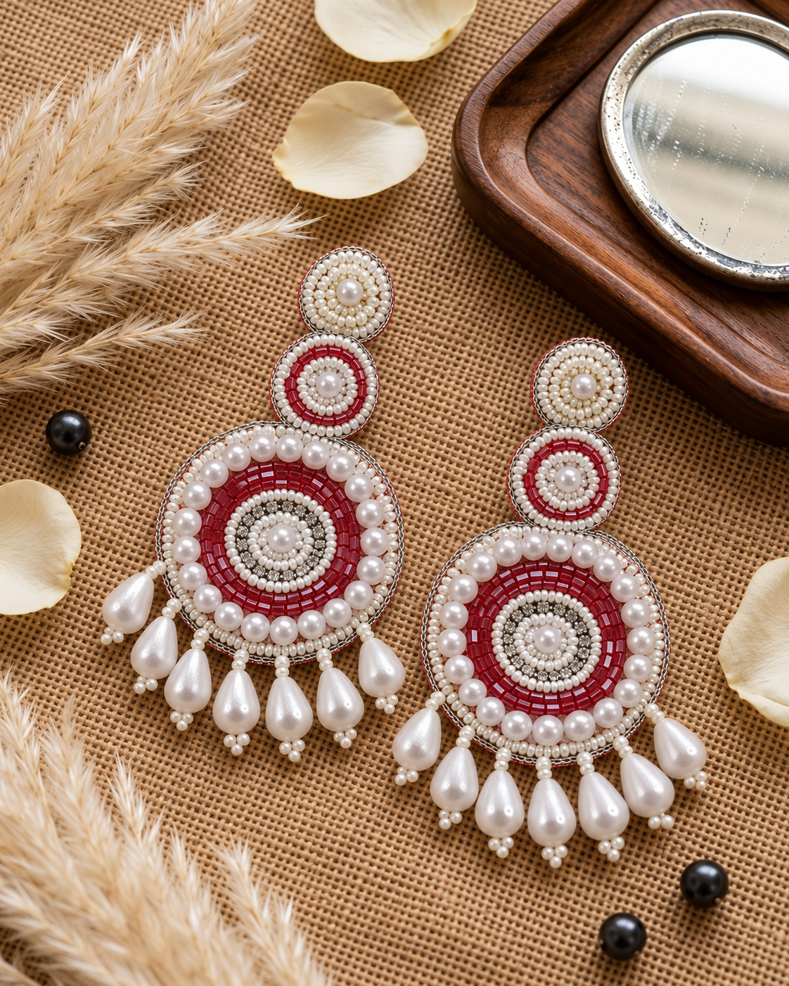 Rose Arista Handmade Earring